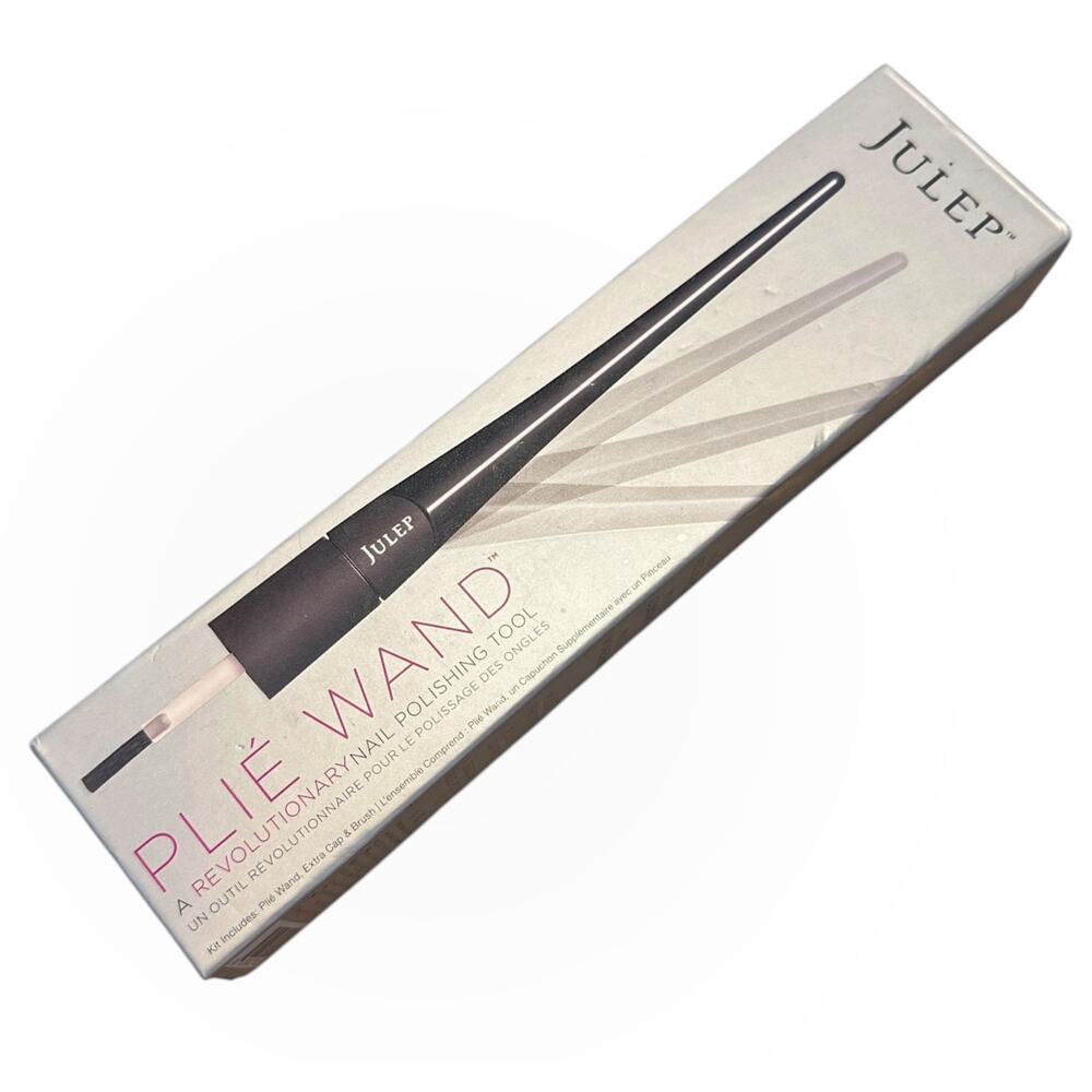 NIB Julep Plié Wand Swivel Nail Polish Brush Extender+Spare Precision Brush Caps